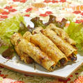 明太あご甘露煮の香味ロール