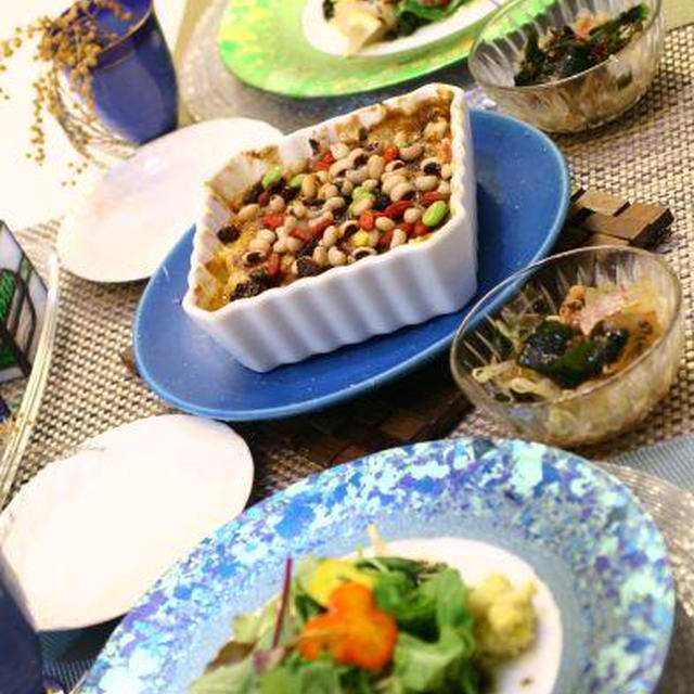 帆立のソテー　バジルソース　夏野菜ガーデン風に＆ＭＥＮＵ