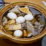 牛すじ肉が美味しそうだったので「牛すじ、厚揚げ、こんにゃくの鍋」&海老三尾の「とろ玉海老天重を楽しむ」
