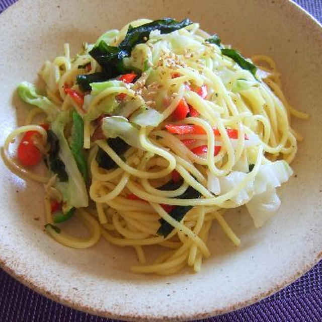 スパイシーねぎ塩焼きそば