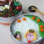 麻婆茄子＊サリー&ユードラ(～スヌーピーより～)のお弁当