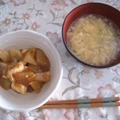 麻婆豆腐＆大根と卵スープ