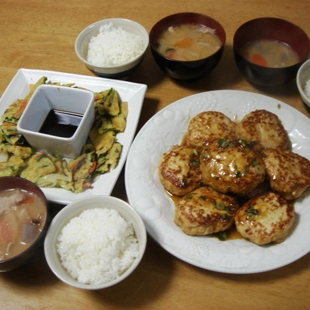 昨夜はふわふわつくねなど～それと海老専門店へ外食！