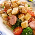 野菜たっぷりクルトンサラダ