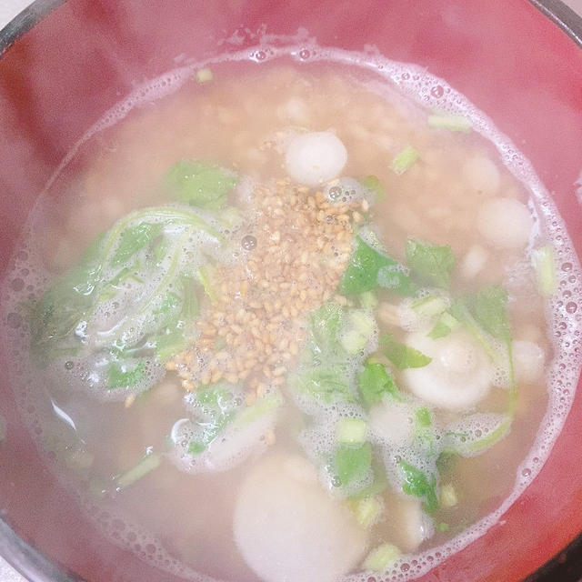 糖質オフ「もち麦七草がゆ」を作って血糖値測定してみました！