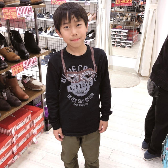れんちび、靴を買う。