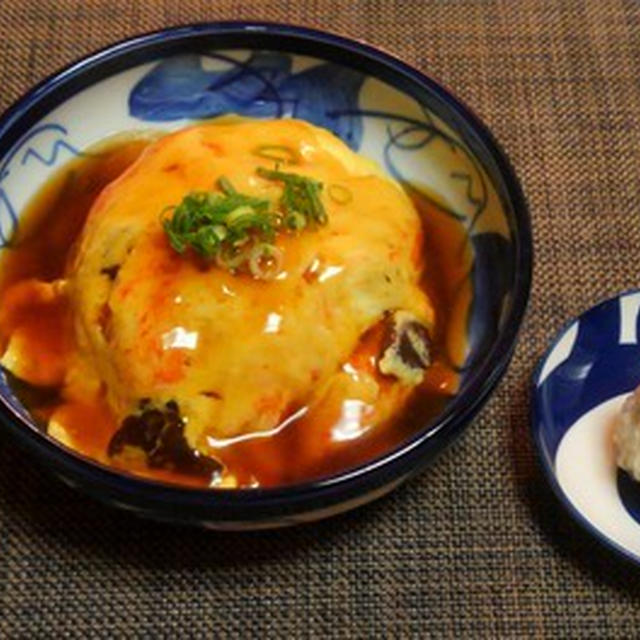 めっちゃ遅くなった日の晩御飯☆天津芙蓉飯♪☆♪☆♪