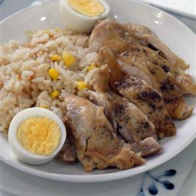 炊飯器で作る海南チキンライス