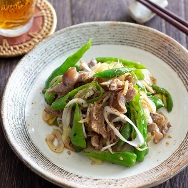 砂肝の銀皮と香味野菜のおつまみ