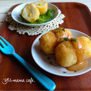 コーンバター醤油ポテトコロッケ♡ 冷凍保存、朝ごはんパンにじゃがいも節約レシピ