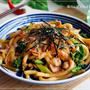 ランチにお勧め♪ 豚肉と葱の甘辛焼きうどん
