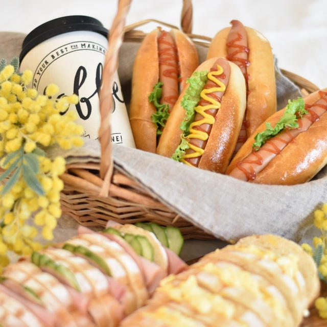 ピクニックでパンランチ