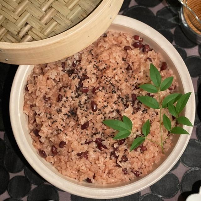 VIVANTをみて食べたかった「お赤飯」を唐突に炊いた夜ごはん