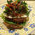 ヘルシー野菜でオープンバーガー