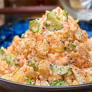 【レシピ】がっつり食べたい♬大人の明太ポテサラ♬