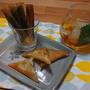 簡単♪ ねぎチーズ&梅しそ長芋のおつまみ春巻き
