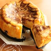 改☆チョコマーブルのオレオチーズケーキ