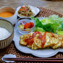 ** レシピ ** なつかしい母の味・ポテトとひき肉のオムレツ
