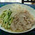 お昼に簡単！豚しゃぶと野菜の冷やしうどん。