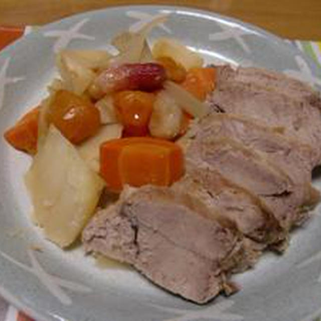 美味しいお肉とお野菜をたっぷり食べよう！！塩豚と野菜のブレゼ