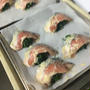 シャケのほうれん草包み焼き【西京味噌漬け】