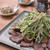 【献立サイコロ】牛肉×味噌＝焼肉サラダ　ごま味噌ソース