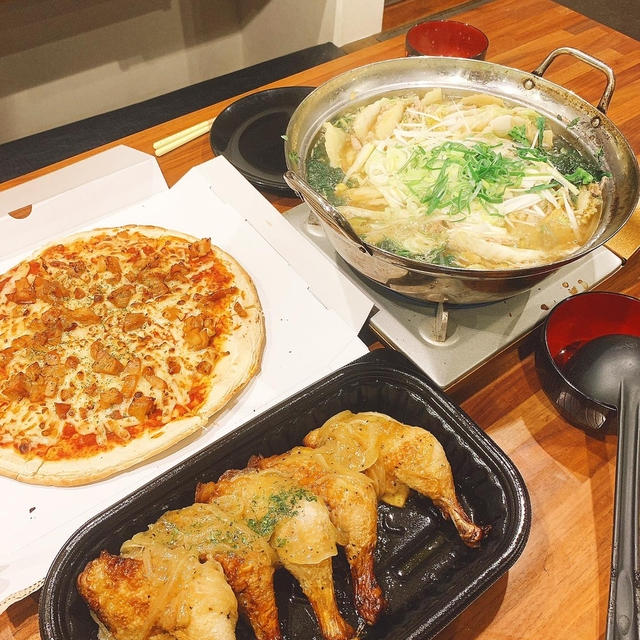 旦那が晩御飯を作ってくれました〜！！