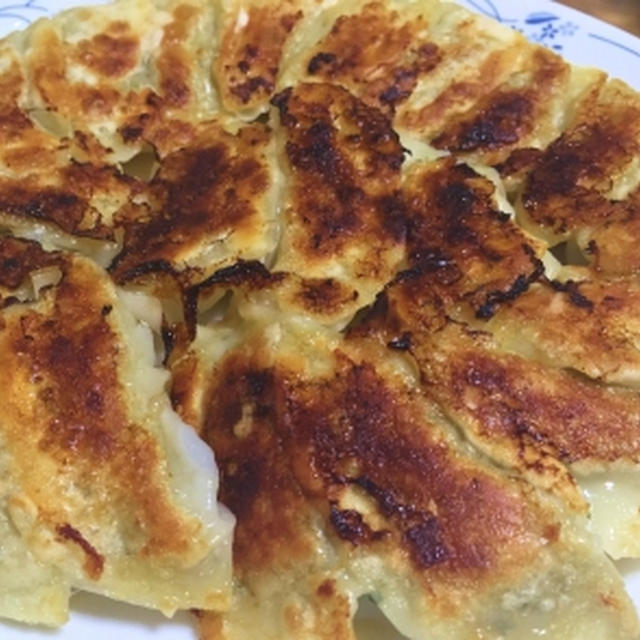 昨夜の我が家の餃子＆のんちゃん・れお君ママの作った餃子♪