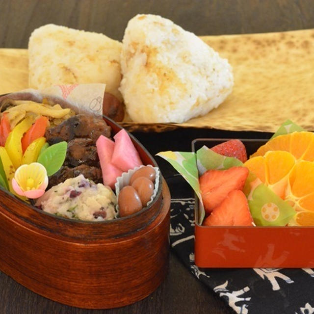 お焦げごはんの塩にぎりめし弁当、ご飯の炊き方★1月30日(水)