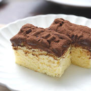 レンジで３分！とろけるチョコバナナケーキ【超簡単】