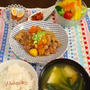 豚ヒレと蓮根、ﾊﾟﾌﾟﾘｶのにんにく風味漬け