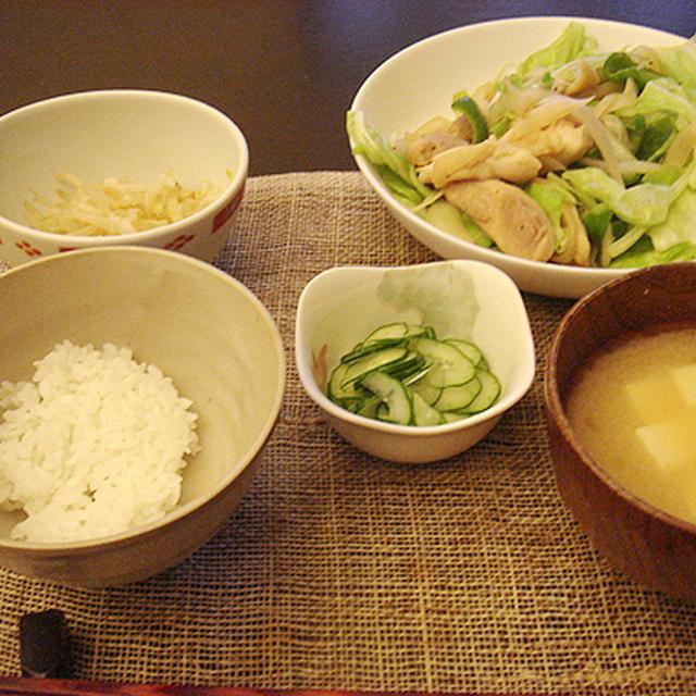 鶏の回鍋肉風炒め