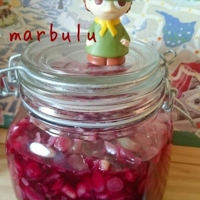 ミョウガの茎の梅酢漬け By Marbuleさん レシピブログ 料理ブログのレシピ満載