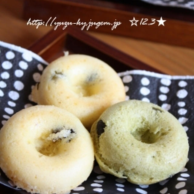 甘納豆の焼きドーナツ