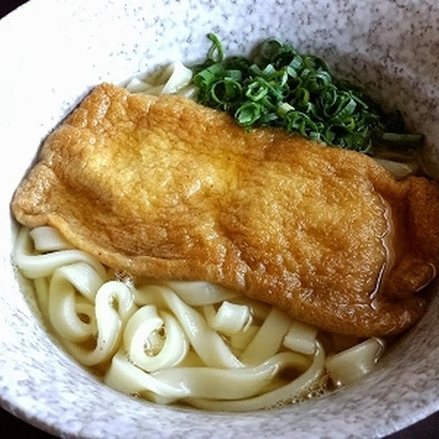 お揚げの炊き方♪きつねうどん