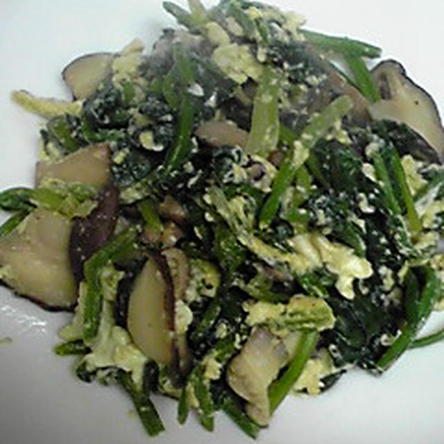 ほうれん草オリーブオイル炒め