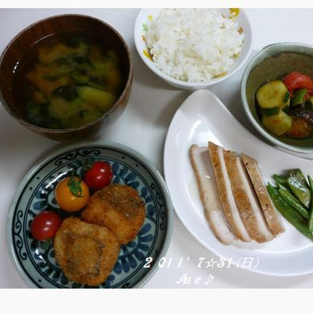 肉！魚！！野菜！！！　夜ご飯～