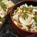 ■晩ご飯【竹の子・グリンピース・塩昆布の炊き込みご飯】簡単で美味しい！！
