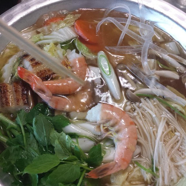 汗をかきかき！うどんすき