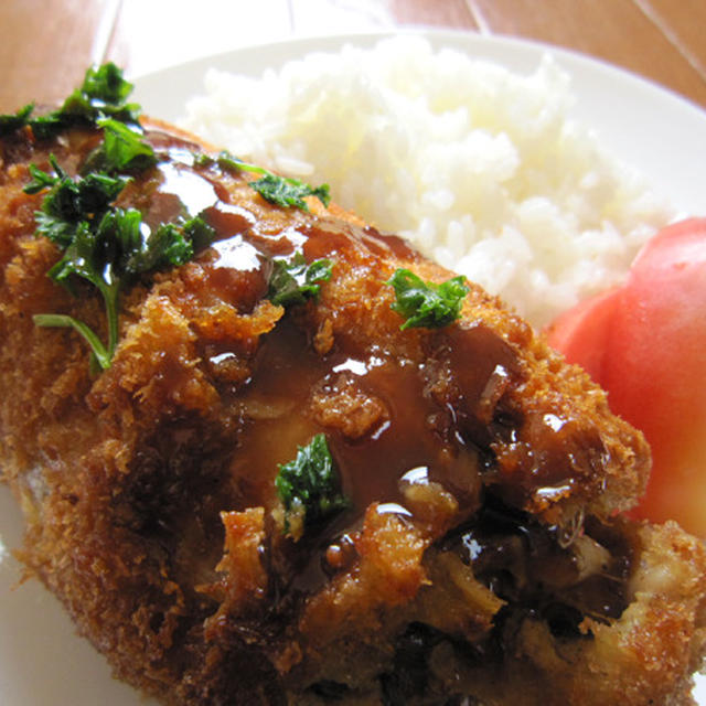 ６９皿目　包み揚げチキンカレー