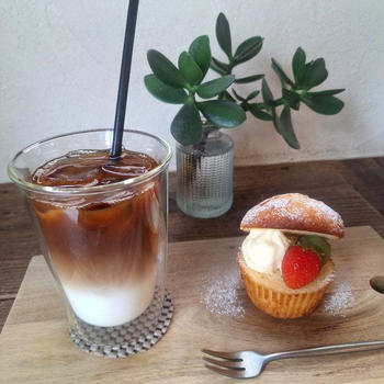 可愛いカフェとポテトニョッキ