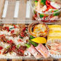 好評だった混ぜ込みごはんと、おつまみいろいろ差し入れ弁当