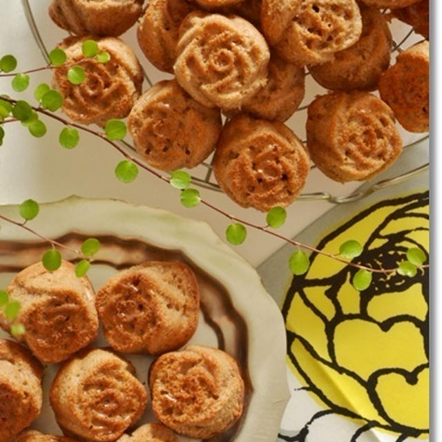 アフタヌーンセットに私の COCOA ROSE CAKE♪