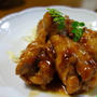 食欲をそそる鶏の手羽元の梅煮