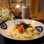 混ぜるだけ！ ５分でできちゃう、明太バターうどん