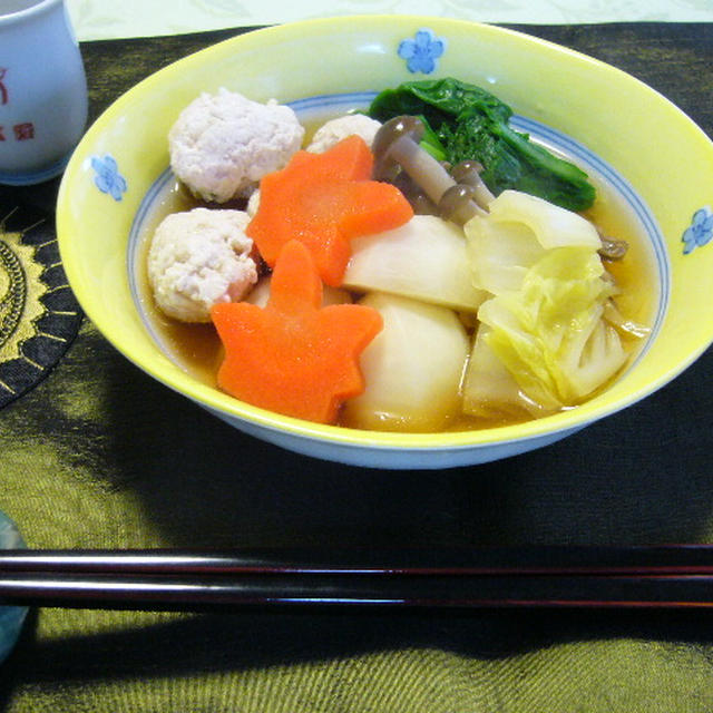 鶏だんごと野菜のポトフ