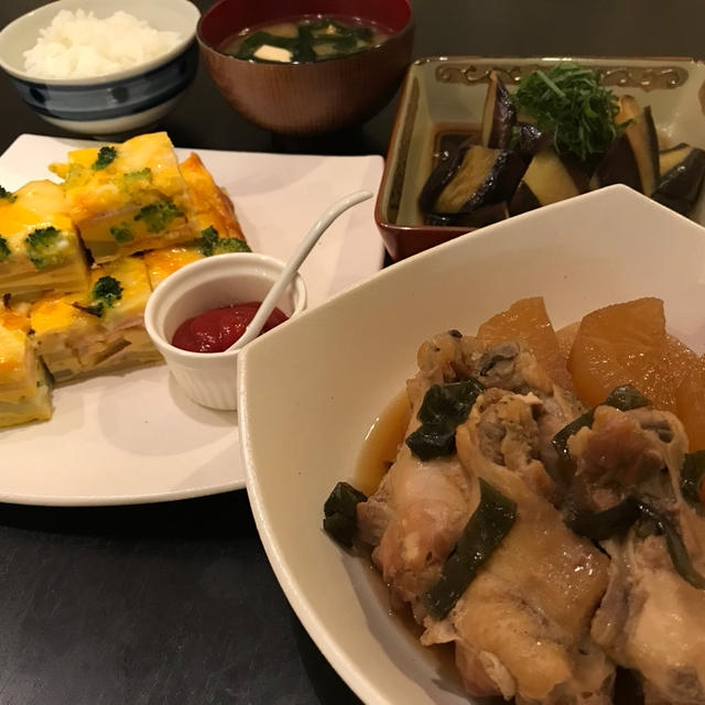 【昨日の晩ごはん☆炊飯器調理でラクしました～♡】