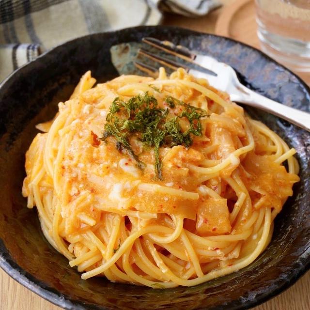 こんなおいしいと思わんかった！絶品クリームキムチパスタ#簡単#時短