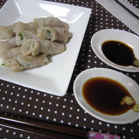ゴマ油香る＊塩ネギの豚肉巻き