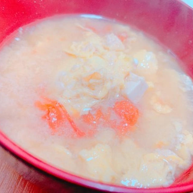 【ダイエットメニュー】大根ととまとの豆乳味噌スープ
